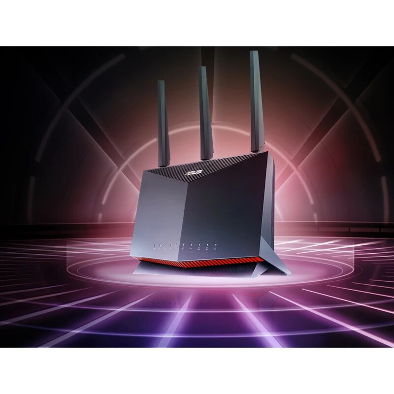ASUS RT-AX86U PRO WiFi 6 Gaming Router PS5 Compatible AX5700 5700Mbps Dual Band 802.11ax,up 2500sq ft,35+ Devices Game VPN QoS - Best WiFi Mall