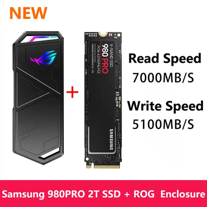 ASUS ROG STRIX ARION External Hard Disk M.2 NVMe SSD Enclosure USB3.2 GEN2 Type-C, Fits PCIe 2280/2260/2242/2230 M/M+B Key - Best WiFi Mall