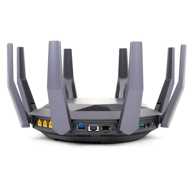 ASUS RT-AX89X AX6000 6Gbps Dual Band WiFi 6 Router, 12-Stream 6000Mbps Wi-Fi Speed, Dual 10G Ports, MU-MIMO, OFDMA, AiProtection - Best WiFi Mall