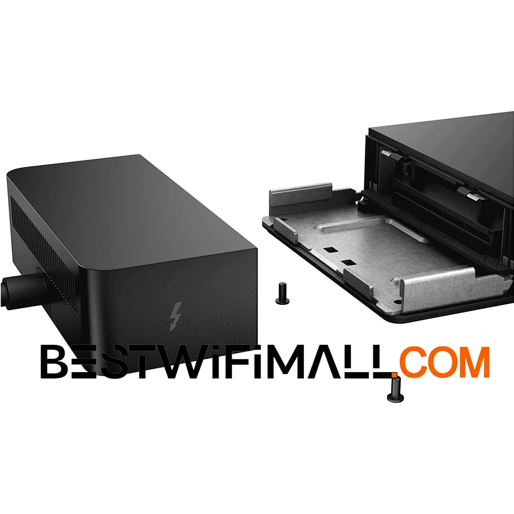 DELL Thunderbolt Dock WD22TBS 4 Wired USB Type-C 180W Power, With Swappable Modules - Best WiFi Mall