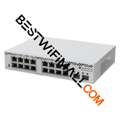 MikroTik CSS318-16G-2S+IN Switch 16 Gigabit Ethernet Ports and 2 SFP+ 10G Uplink Ports