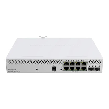 MIKROTIK CSS610-8P-2S+IN Switch Caffordable PoE Powerhouse 8 x Gigabit PoE-Out Ports and 2 x 10 Gigabit SFP+ Ports,162W, VLAN - Best WiFi Mall