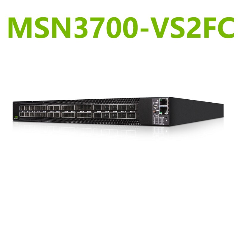 NVIDIA Mellanox MSN3700-VS2FC Spectrum-2 200GbE 1U Open Ethernet Switch Cumulus Linux System 32 x 200GbE QSFP56 - Best WiFi Mall