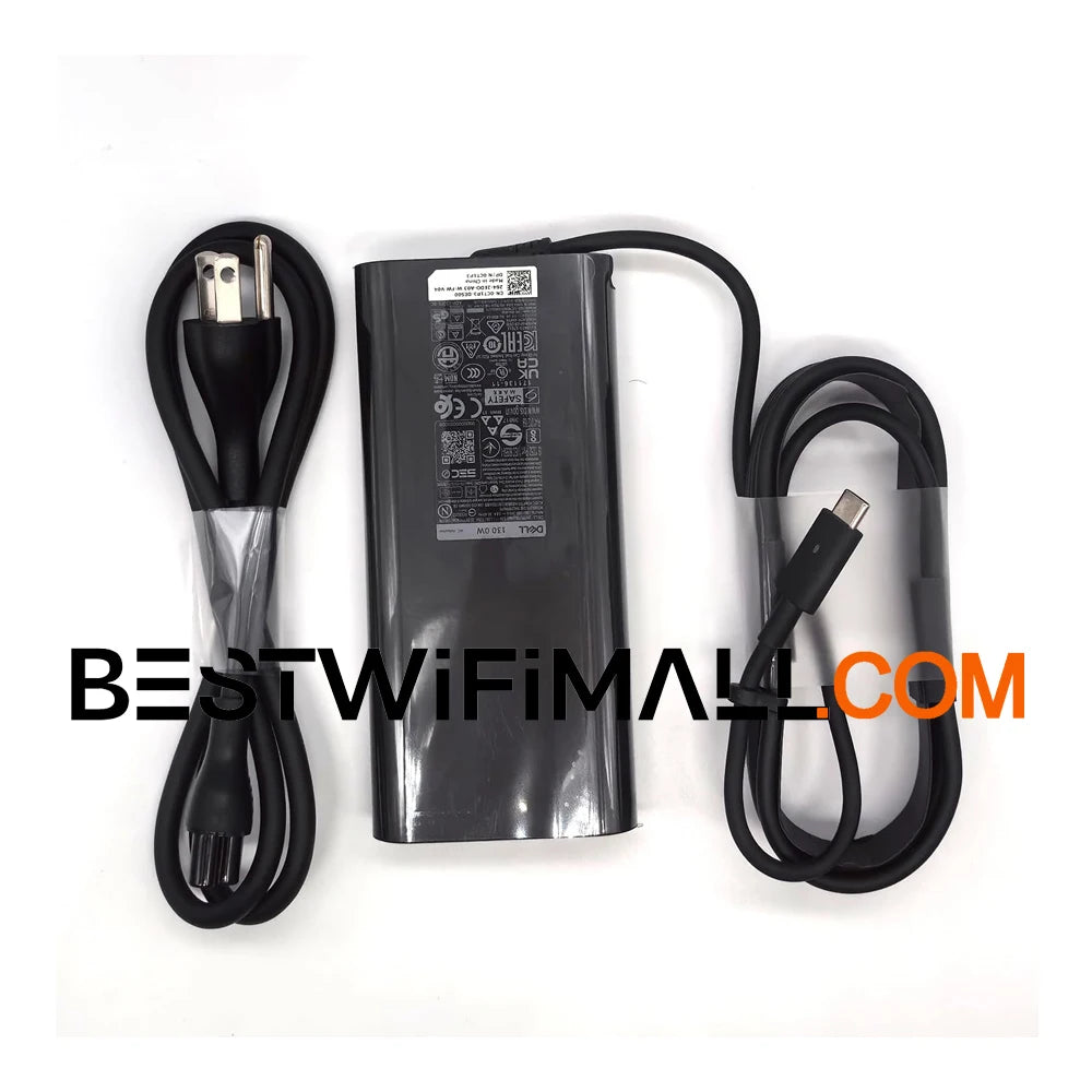 Dell 130W AC Power Adapter USB C, Type C For Laptop AC Adapter