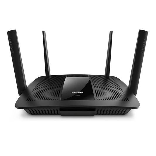 LINKSYS EA8500 AC2600 Wi-Fi 5 Router Max-Stream MU-MIMO Gigabit Smart, Dual-Band 2.6 Gbps WiFi Speeds, 15+ Devices, WEP, WPA