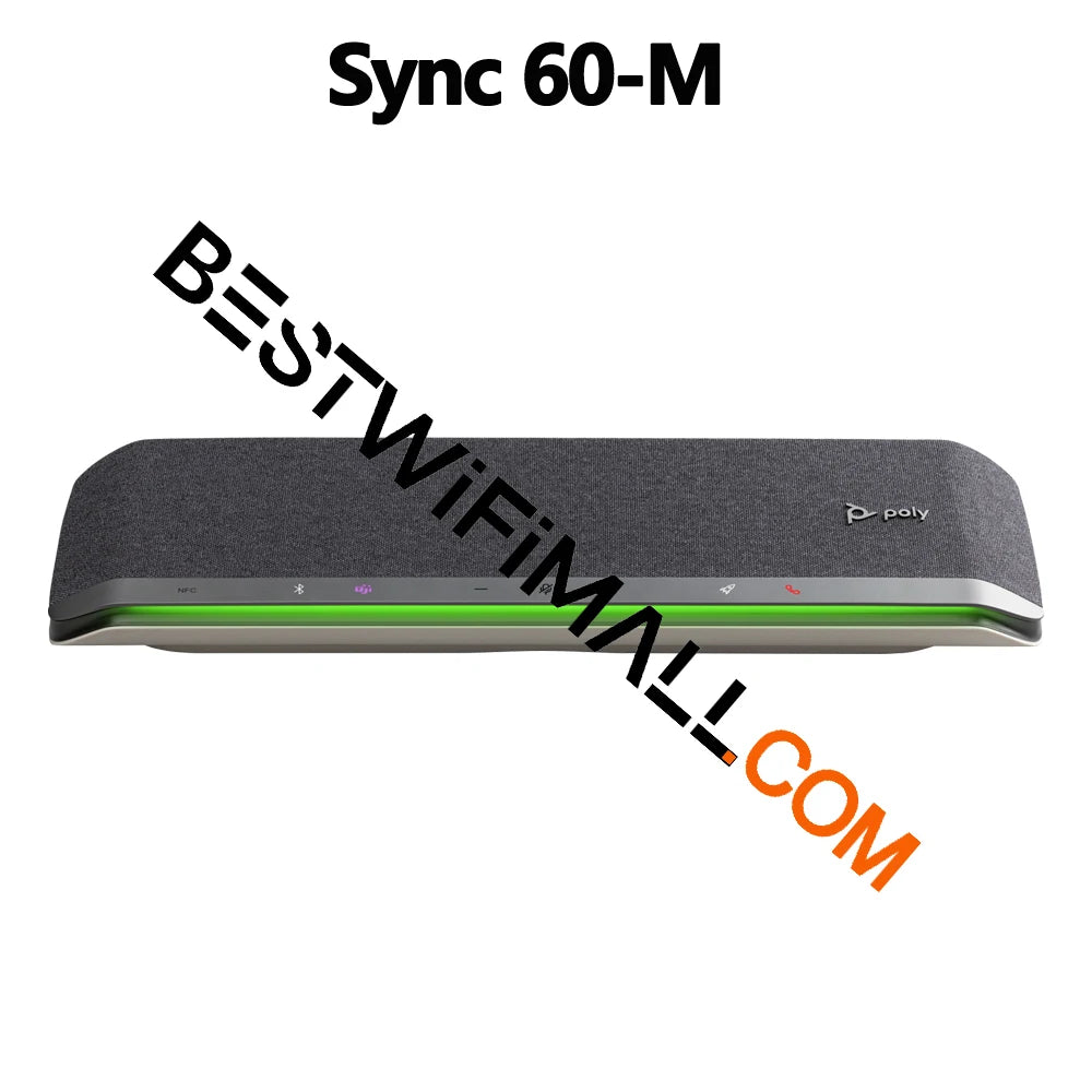 Poly Sync 60-M Smart Speakerphone Up to 30 M, +USB-A to USB-C Cable Bluetooth - Best WiFi Mall
