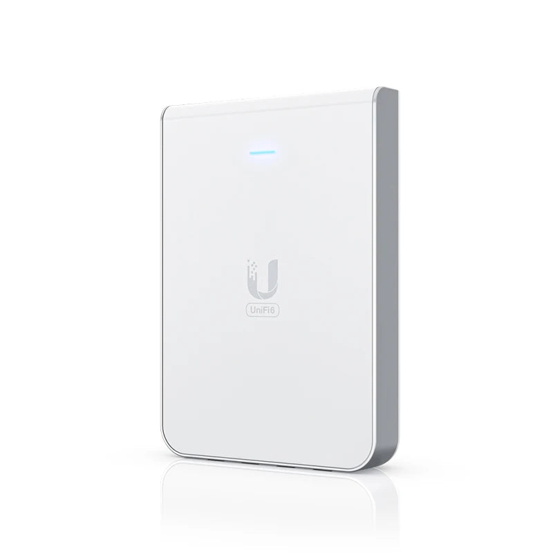 UBIQUITI U6-IW UniFi6 In-Wall AP Wall-mounted WiFi 6, 5.3 Gbps,2.4/5GHz bands Wireless access point with a built-in PoE switch - Best WiFi Mall