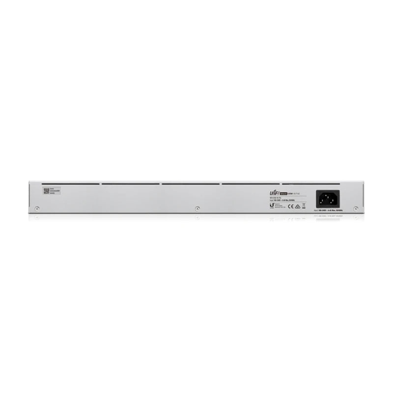 UBIQUITI USW-48-POE Switch 48 PoE, 195W PoE availability, 48-port, Layer 2 PoE switch with a silent, fanless cooling system - Best WiFi Mall