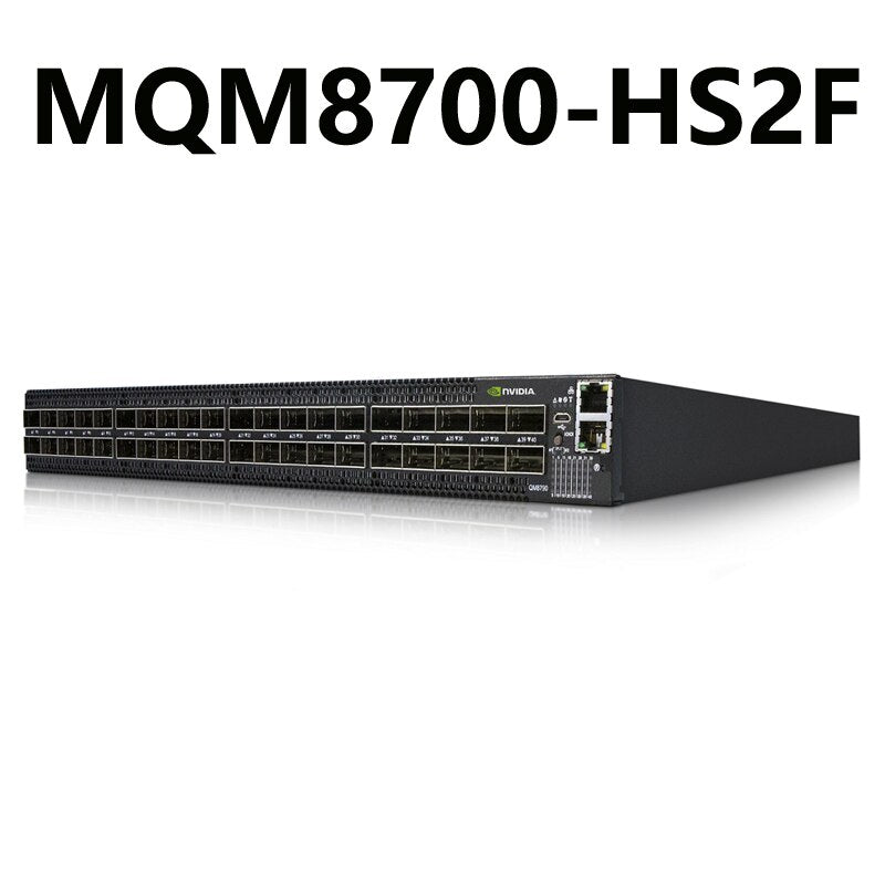 NVIDIA Mellanox MQM8700-HS2F Quantum HDR InfiniBand Switch 1U 40 x HDR 200Gb/s Ports 16Tb/s Aggregate Switch Throughput - Best WiFi Mall