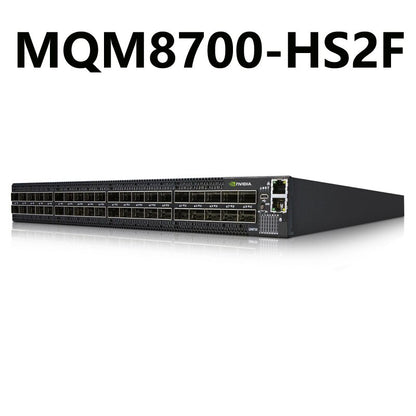 NVIDIA Mellanox MQM8700-HS2F Quantum HDR InfiniBand Switch 1U 40 x HDR 200Gb/s Ports 16Tb/s Aggregate Switch Throughput - Best WiFi Mall