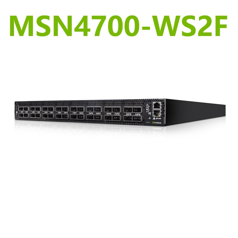 NVIDIA Mellanox MSN4700-WS2F Spectrum-3 400GbE 1U Open Ethernet Switch Onyx System 32x400GbE QSFPDD - Best WiFi Mall