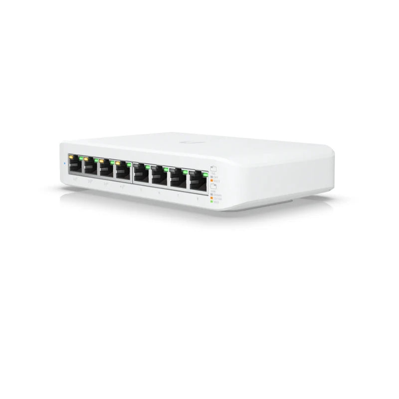 UBIQUITI USW-Lite-8-PoE, 4 Ports PoE Switch, Layer 2 Switch, 4x1GbE PoE+ RJ45 ports, 4x1GbE RJ45 ports, 52W PoE Switch supply - Best WiFi Mall