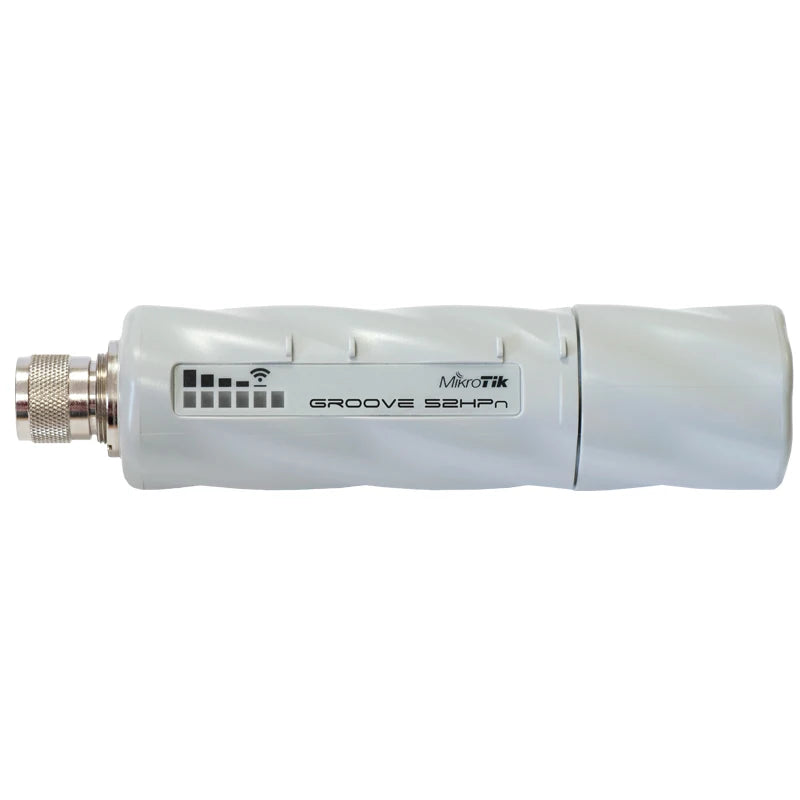 MikroTik RBGrooveA-52HPn GrooveA 52 2.4GHz/5GHz AP/Backbone/CPE, N-male connector, includes 2.4GHz/5GHz 6dBi Omni Antenna - Best WiFi Mall