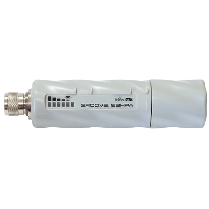 MikroTik RBGrooveA-52HPn GrooveA 52 2.4GHz/5GHz AP/Backbone/CPE, N-male connector, includes 2.4GHz/5GHz 6dBi Omni Antenna - Best WiFi Mall