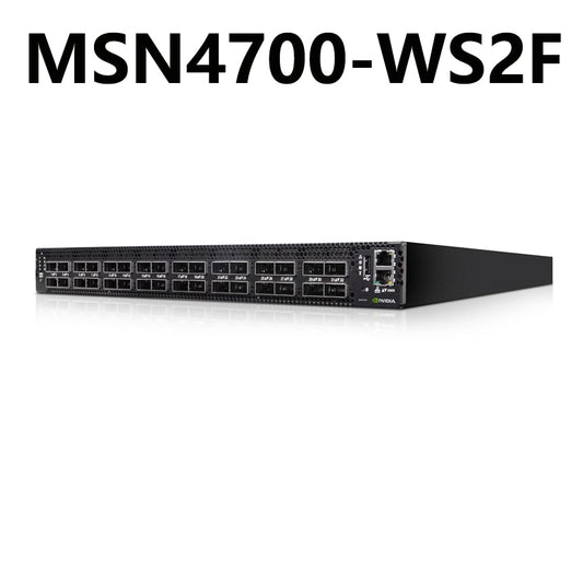 NVIDIA Mellanox MSN4700-WS2F Spectrum-3 400GbE 1U Open Ethernet Switch Onyx System 32x400GbE QSFPDD - Best WiFi Mall