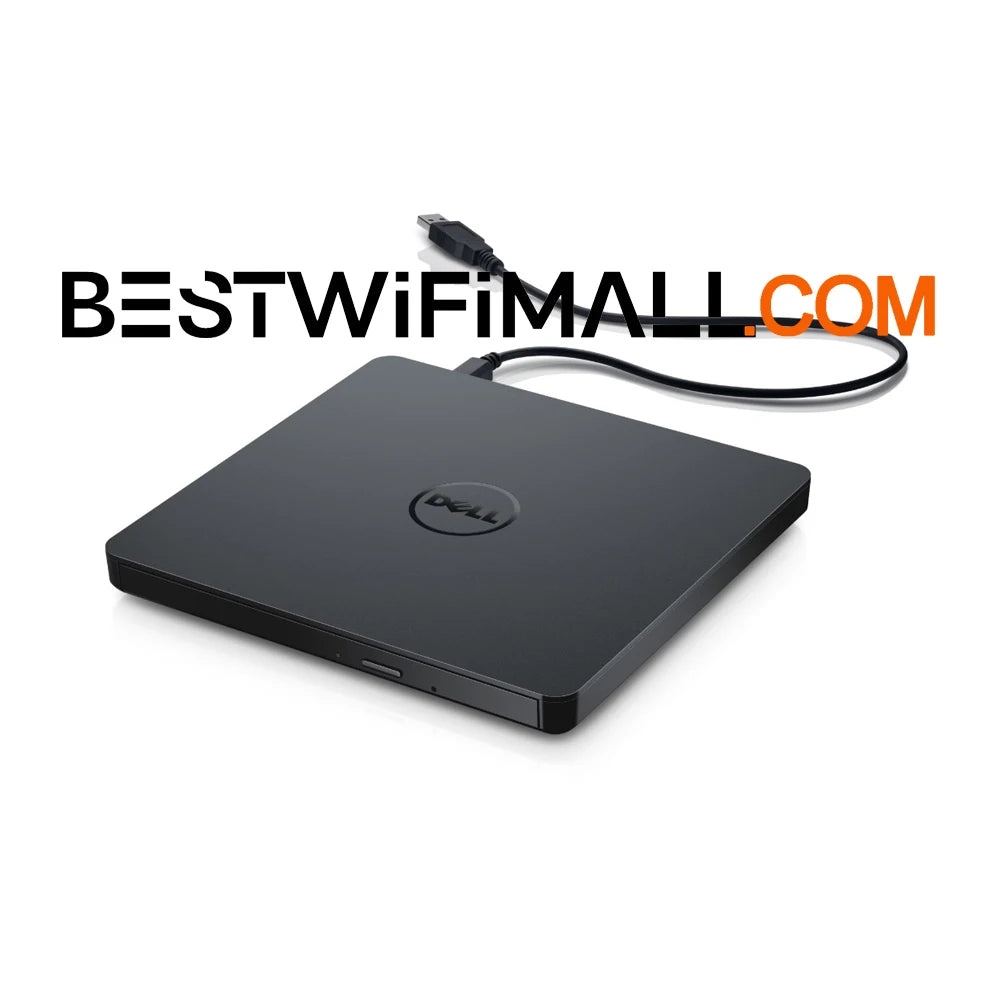 Dell USB Slim DVD +/- RW Drive DW316 - Plug and Play, 8 Watt Power Consumption, Windows 11 or Below - Black