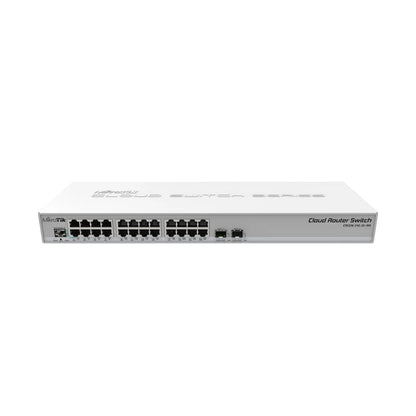 MikroTik CRS326-24G-2S+RM Switch 24 Gigabit Port with 2xSFP+ Cages in 1U Rackmount Case, Dual Boot (RouterOS or SwitchOS) - Best WiFi Mall