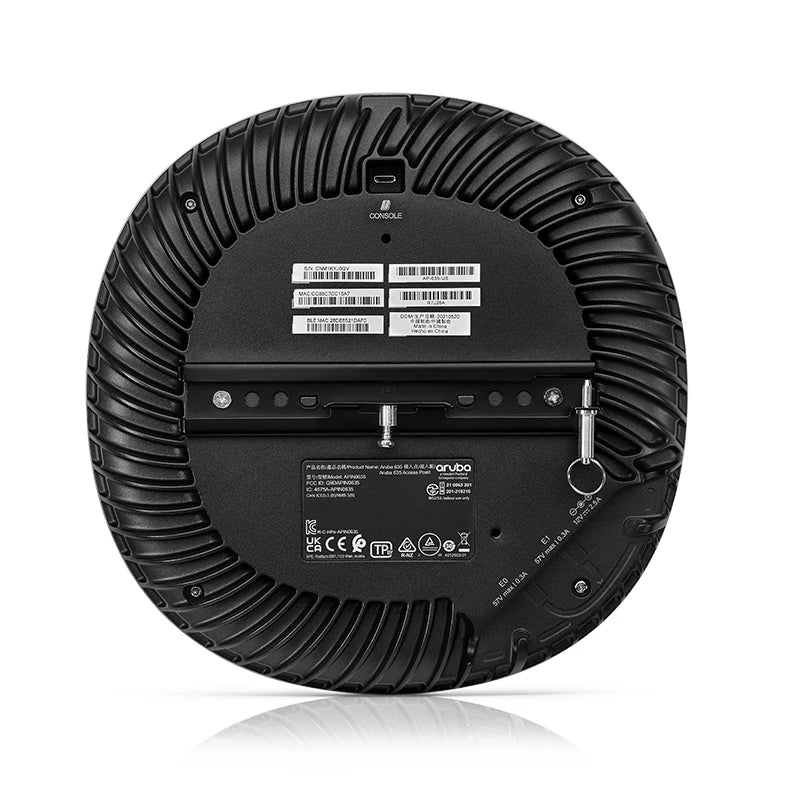 ARUBA Networks APIN0635 AP-635 / IAP-635 (RW) Indoor Wireless Access Point 802.11ax Wi-Fi 6E OFDMA 2x2:2 MIMO 7.8 Gbps 6 GHz Band WPA3 - Best WiFi Mall