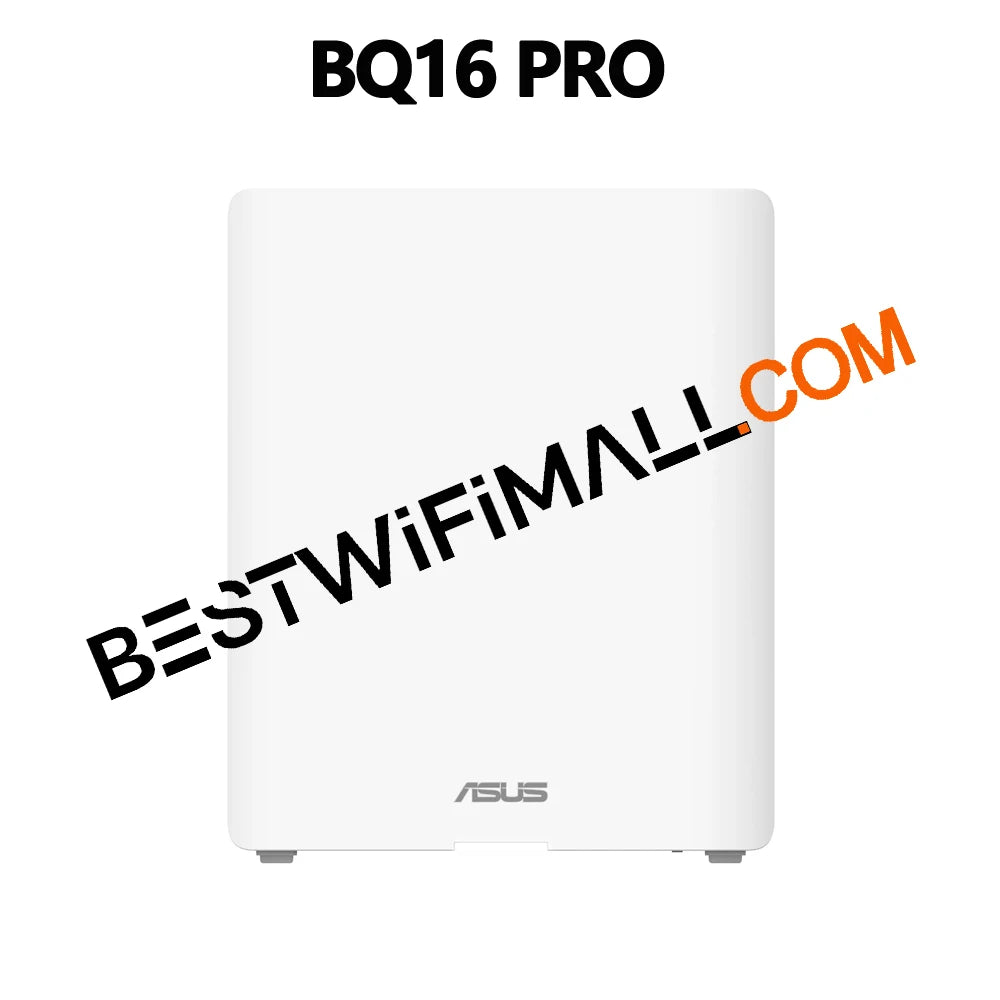 ASUS ZenWiFi BQ16 Pro BE30000 Quad Band WiFi 7 802.11be Mesh Router Coverage up to 8000 Sq. Ft. Dual 10G Ports, IoT, VPN AiMesh