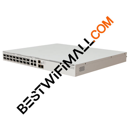 MikroTik CRS520-4XS-16XQ-RM Ultra-fast Enterprise Switch with Extra Processing Power Due to the CCR Series CPU 100 Gigabit Ports