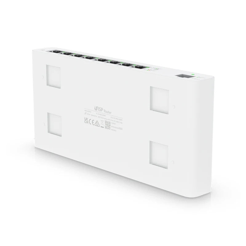 UBIQUITI UISP-R UISP Router Gigabit PoE router for MicroPoP applications, 8xGbE RJ45 ports with 27V passive PoE, 1G SFP port - Best WiFi Mall