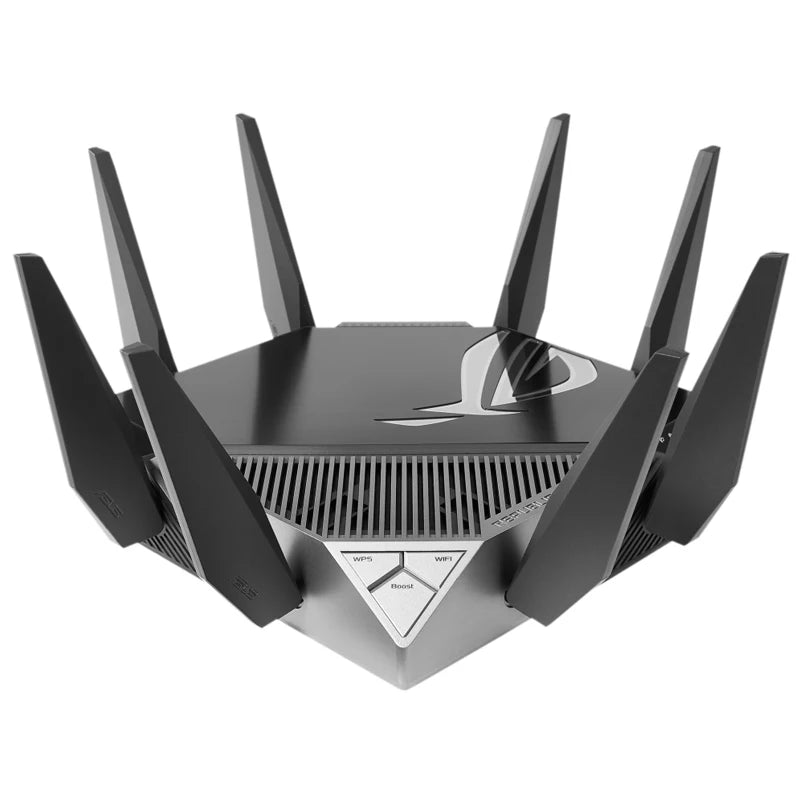 ASUS GT-AXE11000 ROG Rapture Tri-Band WiFi 6E 802.11AX Gaming Router New 6GHz Band, 2.5G WAN/LAN Port, PS5 Compatible VPN Fusion - Best WiFi Mall
