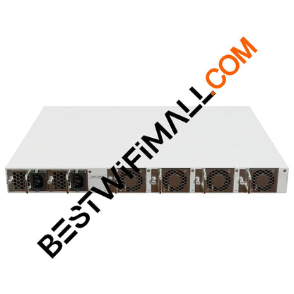 MikroTik CRS520-4XS-16XQ-RM Ultra-fast Enterprise Switch with Extra Processing Power Due to the CCR Series CPU 100 Gigabit Ports