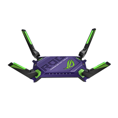 ROG Rapture Gaming Wi-Fi Router ASUS GT-AX6000 EVA Edition AiMesh Router, Wi-Fi 6 802.11ax, 6000 Mbps, WAN/LAN Dual 2.5G Ports - Best WiFi Mall