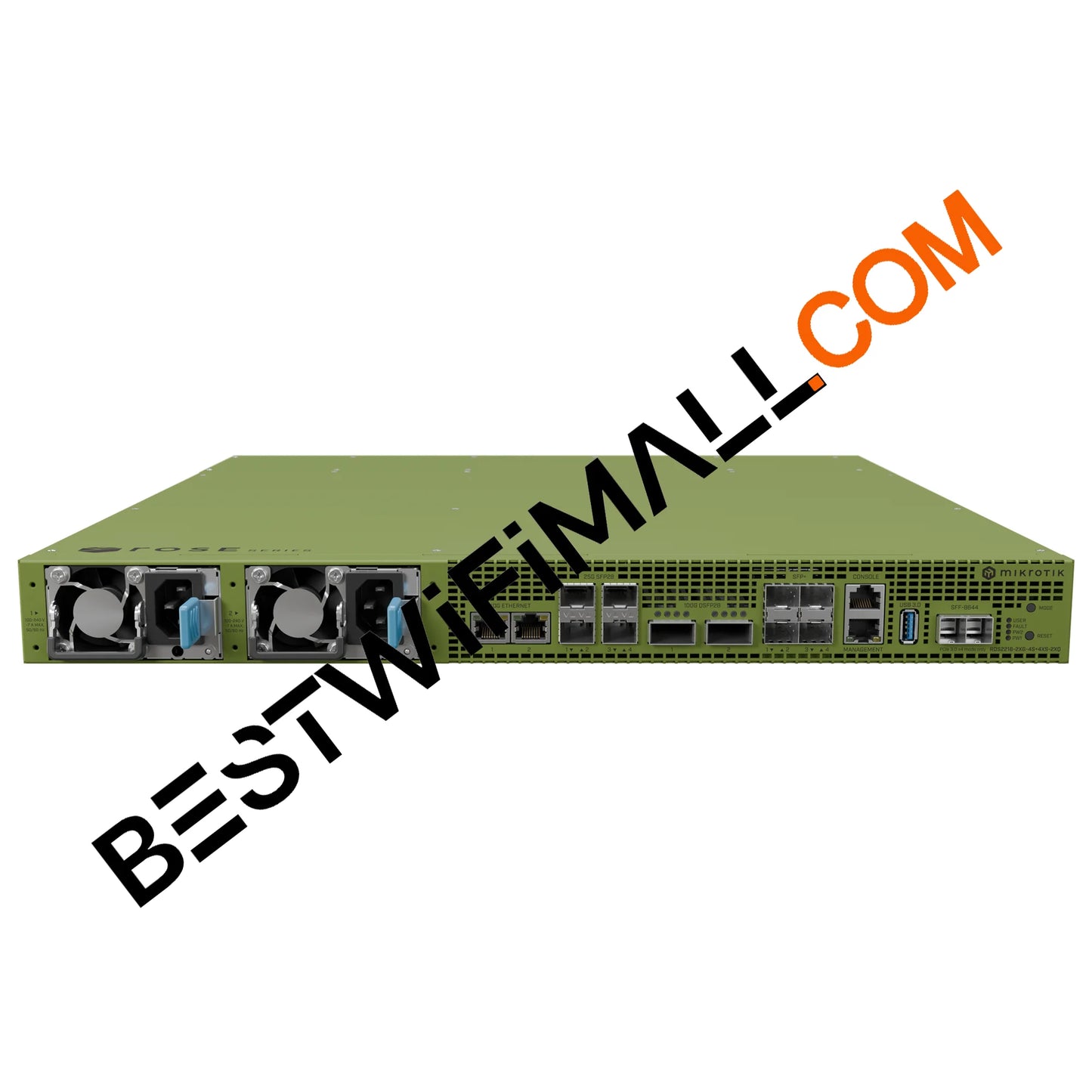 MikroTik RDS2216-2XG-4S+4XS-2XQ ROSE Data Server (RDS) High-Performance, All-in-one Storage, 100G Networking 20xU.2 NVMe Storage