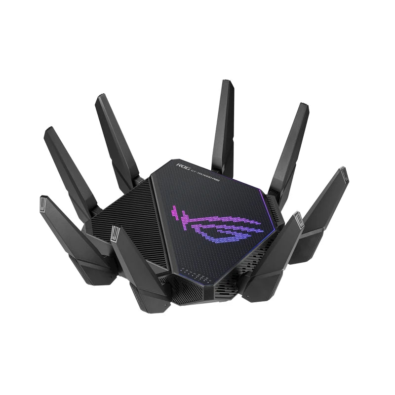 ASUS GT-AX11000 PRO Tri-Band WiFi 6 Gaming Router World's First 1x10G & 1x2.5G WAN/LAN Gaming Port DFS, 2G Quad-Core Processor - Best WiFi Mall