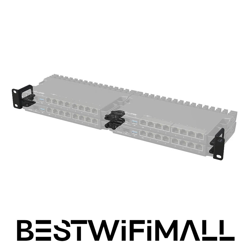 MikroTik L009UiGS-RM Router, A Powerful Dual-Core ARM CPU, With PoE, 2.5G SFP Port, With 1U Rackmount Accessories - Best WiFi Mall