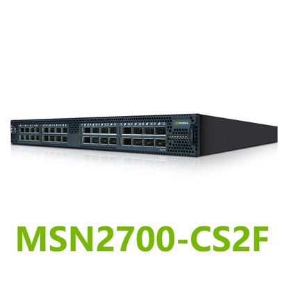 NVIDIA Mellanox MSN2700-CS2F Spectrum 100GbE 1U Open Ethernet Switch 32x100GbE Posts - Best WiFi Mall