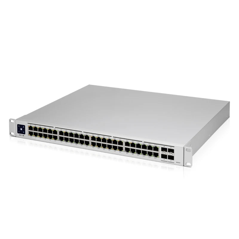 UBIQUITI USW-Pro-48-PoE Layer 3 Switch Pro 48 Port PoE (40 x GbE PoE+, 8 x GbE, PoE++) 600W, 4x10G SFP+ ports, 176 Gbps Capacity - Best WiFi Mall