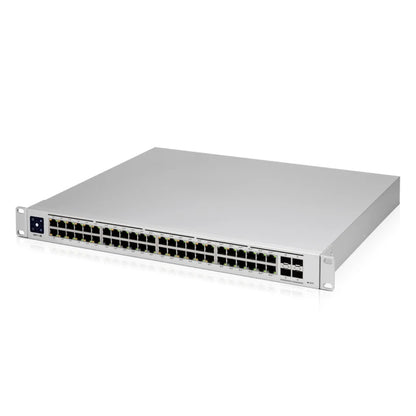 UBIQUITI USW-Pro-48-PoE Layer 3 Switch Pro 48 Port PoE (40 x GbE PoE+, 8 x GbE, PoE++) 600W, 4x10G SFP+ ports, 176 Gbps Capacity - Best WiFi Mall