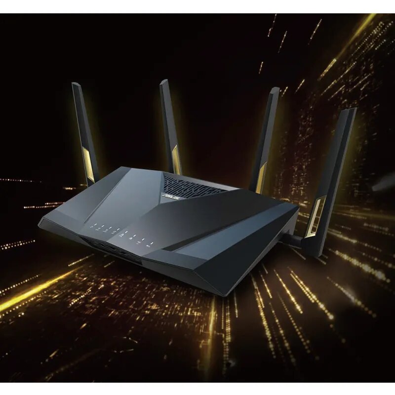 ASUS RT-AX88U PRO WiFi 6 Router AX6000 6Gbps, Dual Band, Dual 2.5G Ports, MU-MIMO & OFDMA, AiMesh For Whole-Home And AiProtection - Best WiFi Mall