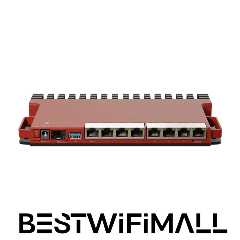 MikroTik L009UiGS-RM Router, A Powerful Dual-Core ARM CPU, With PoE, 2.5G SFP Port, With 1U Rackmount Accessories - Best WiFi Mall