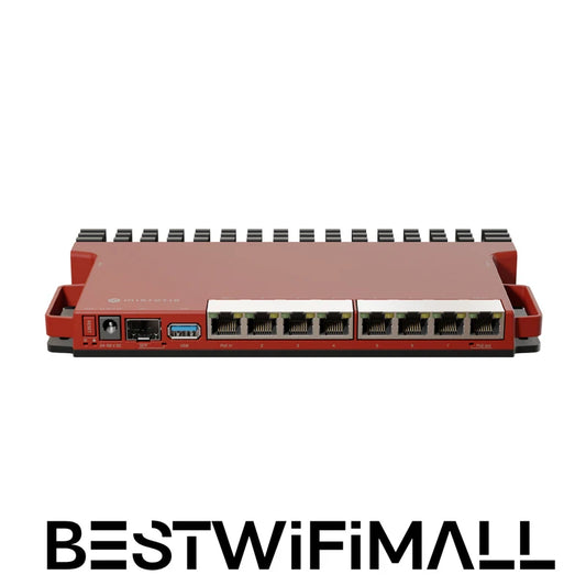 MikroTik L009UiGS-RM Router, A Powerful Dual-Core ARM CPU, With PoE, 2.5G SFP Port, With 1U Rackmount Accessories - Best WiFi Mall