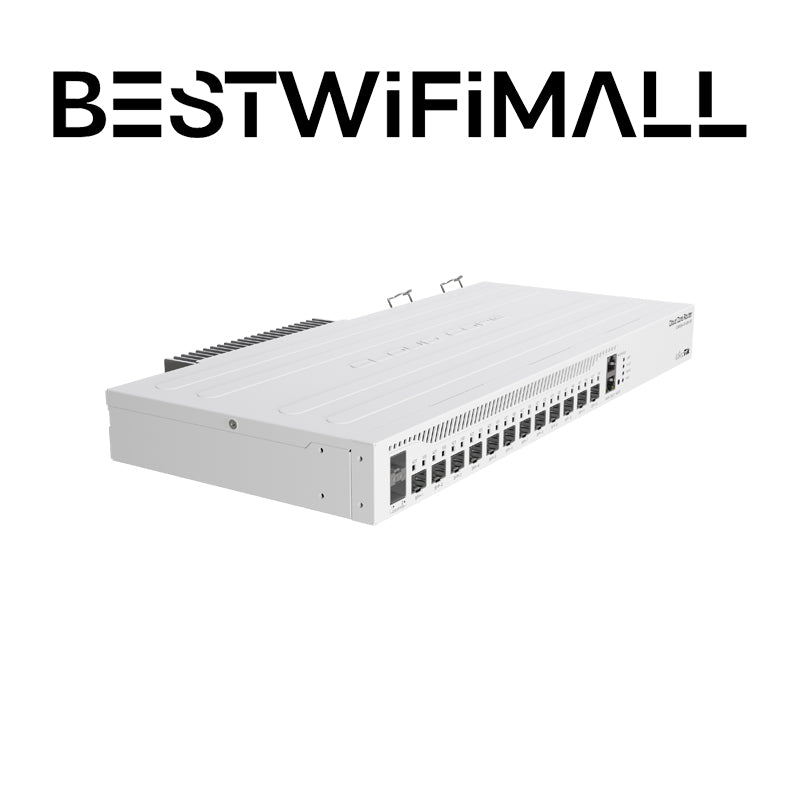MikroTik CCR2004-1G-12S+2XS Router 12 x 10G SFP+ And 2 x 25G SFP28 Ports, Powerful Single-Core Performance, BGP Feed Processing