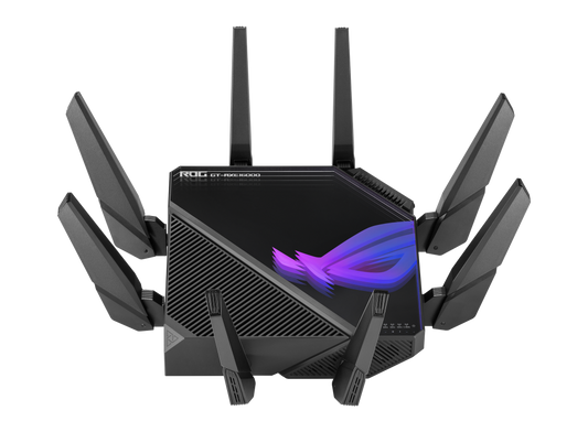 ASUS GT-AXE16000 ROG Rapture Quad-Band WiFi 6E Gaming Router 16000 Mbps, 2.4 GHz, Two 5 GHz Bands, And 6 GHz Wi-Fi - Best WiFi Mall