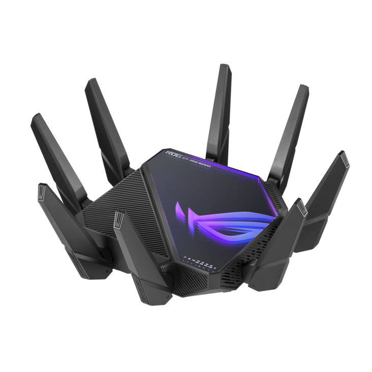 ASUS GT-AXE16000 ROG Rapture Quad-Band WiFi 6E Gaming Router 16000 Mbps, 2.4 GHz, Two 5 GHz Bands, And 6 GHz Wi-Fi - Best WiFi Mall
